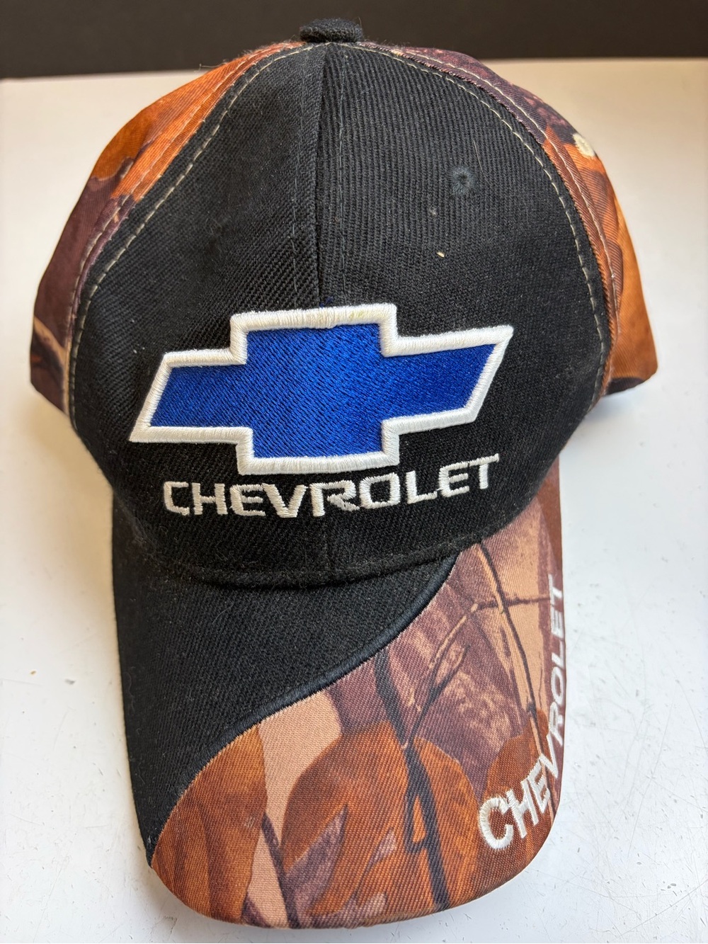 Chevrolet Camo Logo Baseball Cap - Blue & Black